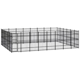 Outdoor Dog Kennel Steel 44.24 m² Kings Warehouse 