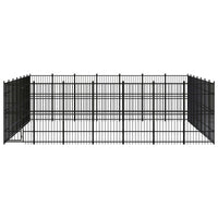 Outdoor Dog Kennel Steel 45.16 m² Kings Warehouse 