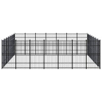 Outdoor Dog Kennel Steel 45.16 m² Kings Warehouse 