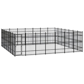 Outdoor Dog Kennel Steel 45.16 m² Kings Warehouse 
