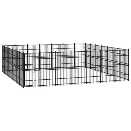 Outdoor Dog Kennel Steel 45.16 m² Kings Warehouse 