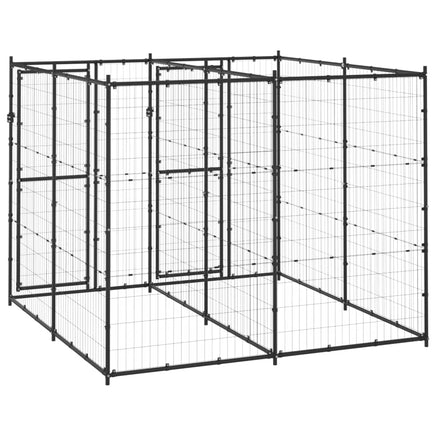 Outdoor Dog Kennel Steel 4.84 m² Kings Warehouse 
