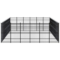 Outdoor Dog Kennel Steel 49.77 m² Kings Warehouse 