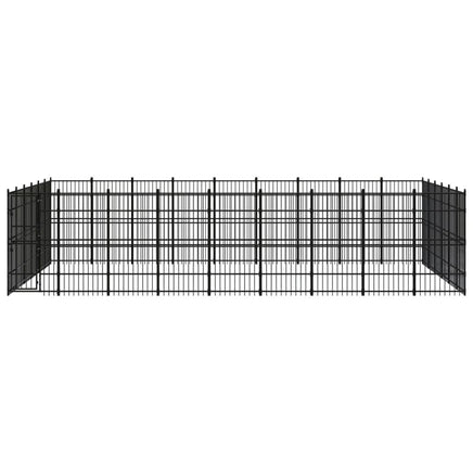 Outdoor Dog Kennel Steel 49.77 m² Kings Warehouse 