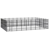 Outdoor Dog Kennel Steel 49.77 m² Kings Warehouse 