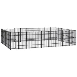 Outdoor Dog Kennel Steel 49.77 m² Kings Warehouse 