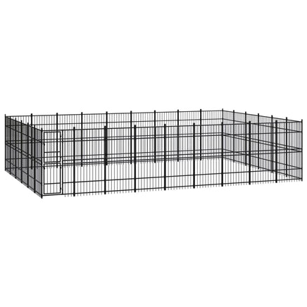 Outdoor Dog Kennel Steel 49.77 m² Kings Warehouse 