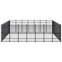 Outdoor Dog Kennel Steel 51.61 m² Kings Warehouse 