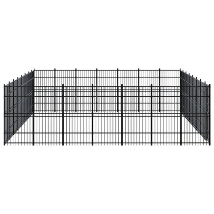 Outdoor Dog Kennel Steel 51.61 m² Kings Warehouse 
