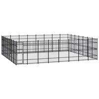 Outdoor Dog Kennel Steel 51.61 m² Kings Warehouse 