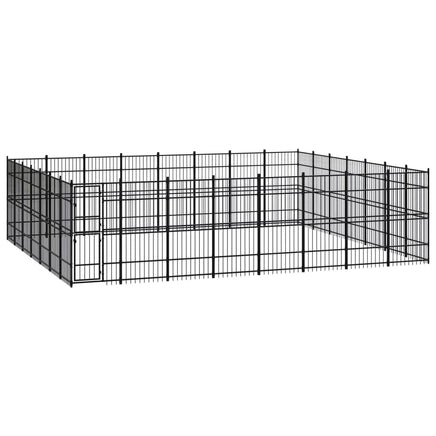 Outdoor Dog Kennel Steel 51.61 m² Kings Warehouse 