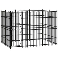 Outdoor Dog Kennel Steel 5.53 m² dog supplies Kings Warehouse 