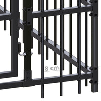 Outdoor Dog Kennel Steel 5.53 m² dog supplies Kings Warehouse 