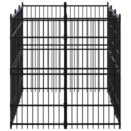 Outdoor Dog Kennel Steel 5.53 m² dog supplies Kings Warehouse 