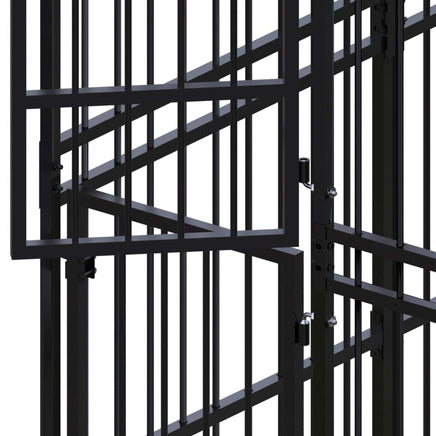 Outdoor Dog Kennel Steel 5.53 m² dog supplies Kings Warehouse 