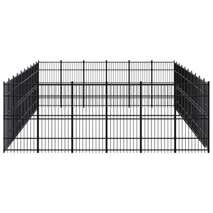 Outdoor Dog Kennel Steel 55.3 m² Kings Warehouse 