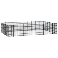 Outdoor Dog Kennel Steel 55.3 m² Kings Warehouse 