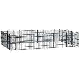Outdoor Dog Kennel Steel 55.3 m² Kings Warehouse 
