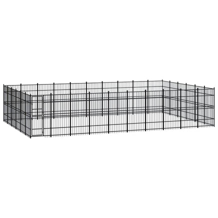 Outdoor Dog Kennel Steel 55.3 m² Kings Warehouse 