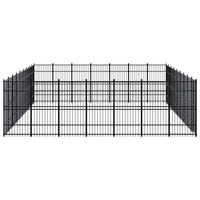 Outdoor Dog Kennel Steel 58.06 m² Kings Warehouse 