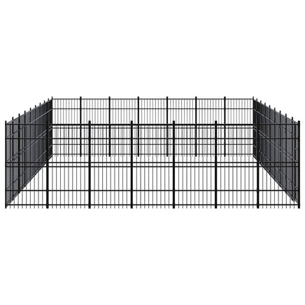 Outdoor Dog Kennel Steel 58.06 m² Kings Warehouse 