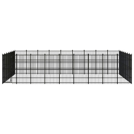 Outdoor Dog Kennel Steel 58.06 m² Kings Warehouse 
