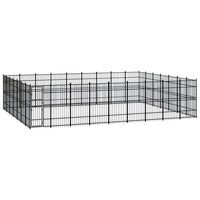 Outdoor Dog Kennel Steel 58.06 m² Kings Warehouse 
