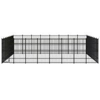 Outdoor Dog Kennel Steel 58.98 m² Kings Warehouse 