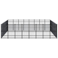 Outdoor Dog Kennel Steel 58.98 m² Kings Warehouse 