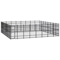 Outdoor Dog Kennel Steel 58.98 m² Kings Warehouse 