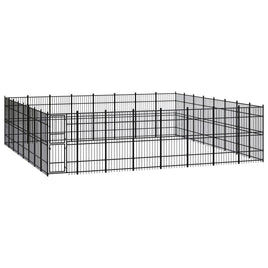 Outdoor Dog Kennel Steel 58.98 m² Kings Warehouse 