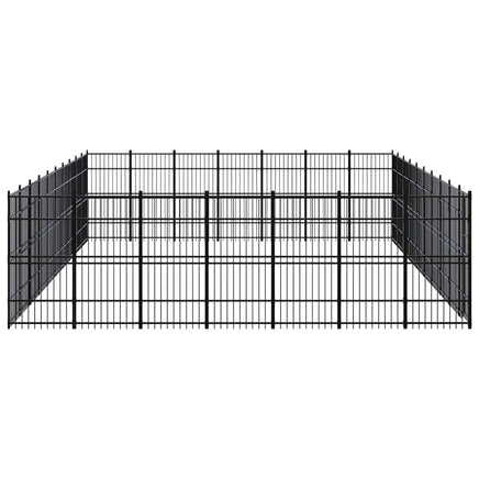 Outdoor Dog Kennel Steel 64.51 m² Kings Warehouse 