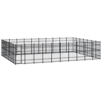 Outdoor Dog Kennel Steel 64.51 m² Kings Warehouse 