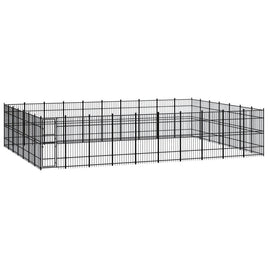 Outdoor Dog Kennel Steel 64.51 m² Kings Warehouse 
