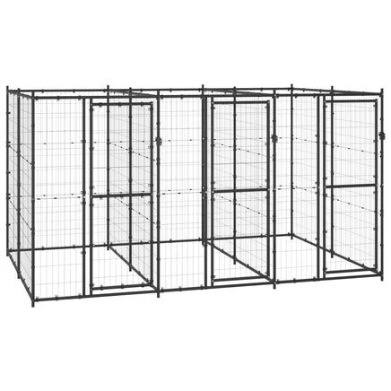 Outdoor Dog Kennel Steel 7.26 m² Kings Warehouse 