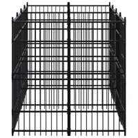 Outdoor Dog Kennel Steel 7.37 m² dog supplies Kings Warehouse 