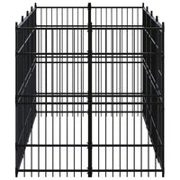 Outdoor Dog Kennel Steel 7.37 m² Kings Warehouse 