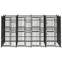 Outdoor Dog Kennel Steel 7.37 m² Kings Warehouse 