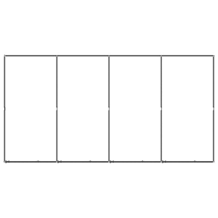 Outdoor Dog Kennel Steel 7.37 m² Kings Warehouse 