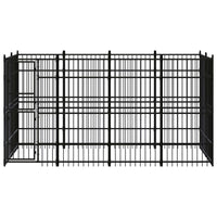 Outdoor Dog Kennel Steel 7.37 m² Kings Warehouse 