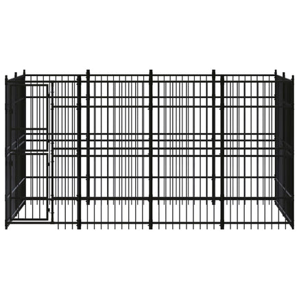 Outdoor Dog Kennel Steel 7.37 m² Kings Warehouse 