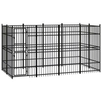 Outdoor Dog Kennel Steel 7.37 m² Kings Warehouse 