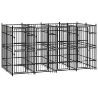 Outdoor Dog Kennel Steel 7.37 m² Kings Warehouse 