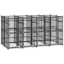 Outdoor Dog Kennel Steel 7.37 m² Kings Warehouse 