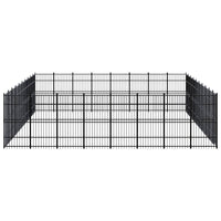 Outdoor Dog Kennel Steel 73.73 m² Kings Warehouse 