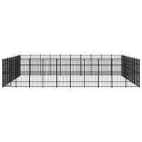 Outdoor Dog Kennel Steel 82.94 m² Kings Warehouse 