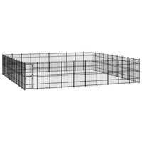 Outdoor Dog Kennel Steel 92.16 m² Kings Warehouse 