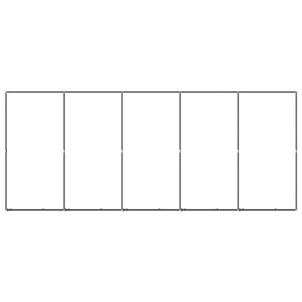 Outdoor Dog Kennel Steel 9.22 m² Kings Warehouse 