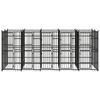 Outdoor Dog Kennel Steel 9.22 m² Kings Warehouse 