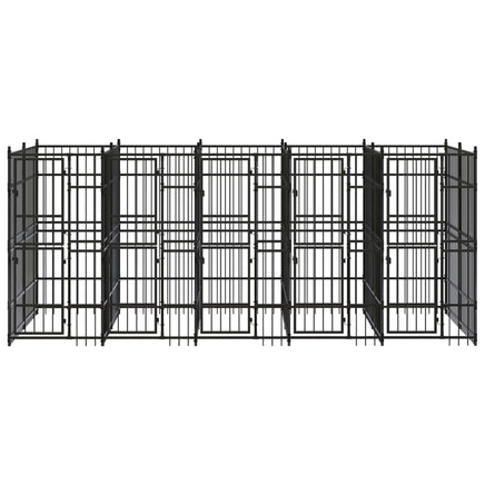 Outdoor Dog Kennel Steel 9.22 m² Kings Warehouse 